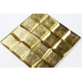 Different Types of Discount Backsplash Gold Color Glass Mosaic Tile